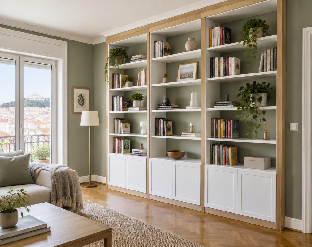 Built-in bookcase